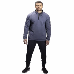 BAUER FLC 1/2 ZIP PERFORMANCE TOP 20 BAUER FLC 1/2 ZIP PERFORMANCE TOP -Bauer 1060275 periwinkle 1