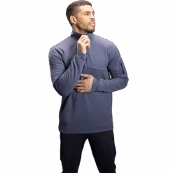 BAUER FLC 1/2 ZIP PERFORMANCE TOP 22 BAUER FLC 1/2 ZIP PERFORMANCE TOP -Bauer 1060275 periwinkle 2