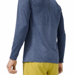 BAUER // Lululemon METAL VENT TECH HALF ZIP -Bauer 630690 blue 2