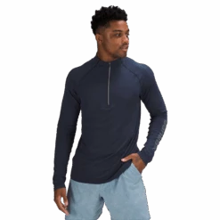 BAUER // Lululemon METAL VENT TECH HALF ZIP SS22 13 BAUER // Lululemon METAL VENT TECH HALF ZIP SS22 -Bauer 652062 navy 1