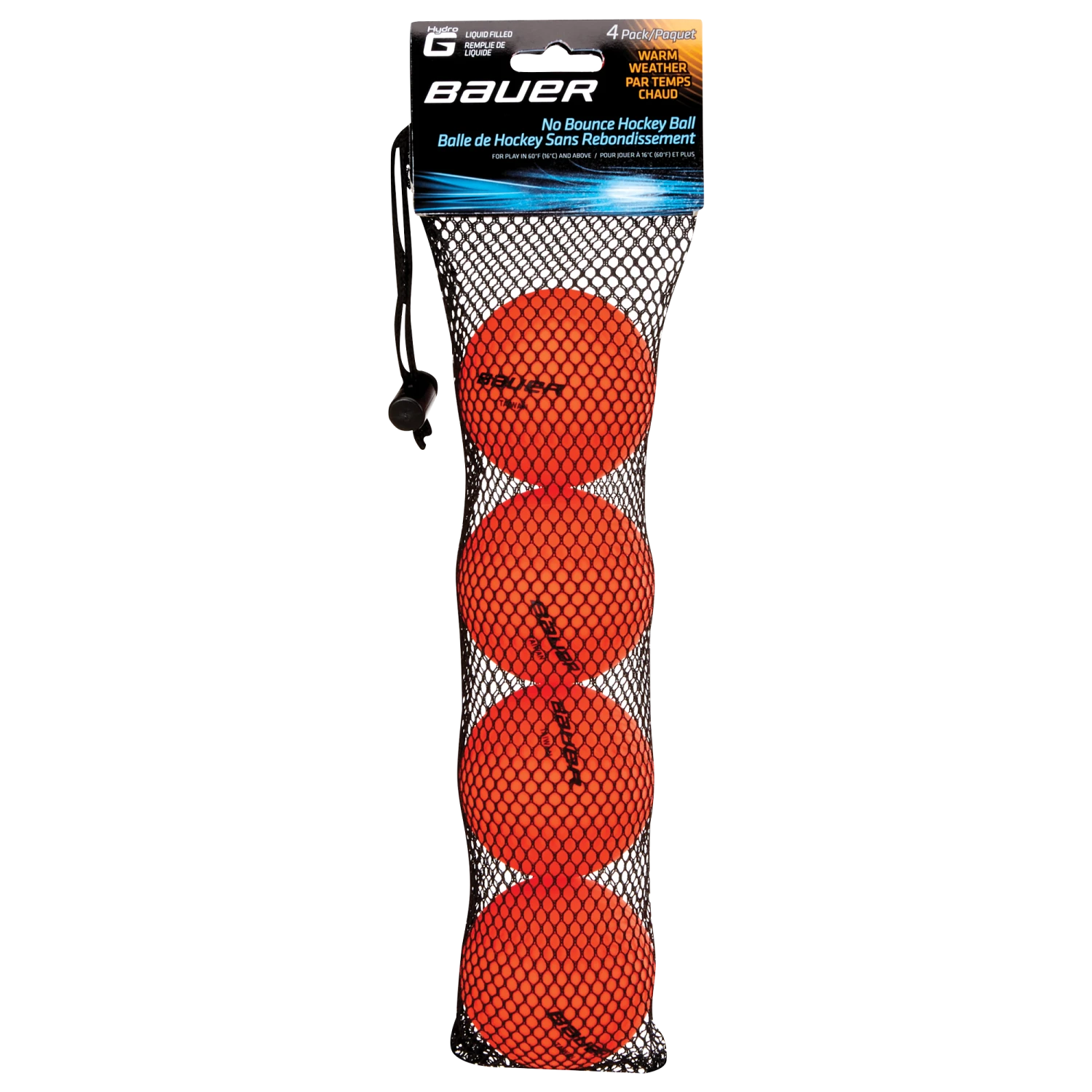 HYDROG NO BOUNCE WARM WEATHER HOCKEY BALLS 4PACK 3 HYDROG NO BOUNCE WARM WEATHER HOCKEY BALLS 4PACK
