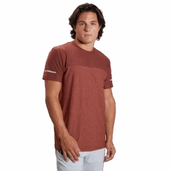 BAUER FLC COLORBLOCK TRAINING TEE SENIOR 7 BAUER FLC COLORBLOCK TRAINING TEE SENIOR -Bauer 671878 rust 1