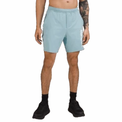 BAUER // Lululemon 7" PACE BREAKER SHORT SS22 LINERLESS -Bauer 673894 blue 1