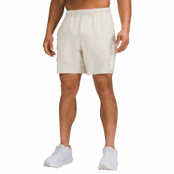 BAUER // Lululemon 7" PACE BREAKER SHORT SS22 LINERLESS -Bauer 673894 ivory 3