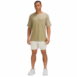 BAUER // Lululemon 7" PACE BREAKER SHORT SS22 LINERLESS -Bauer 673894 ivory 4