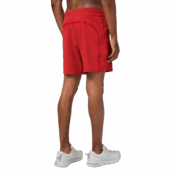 BAUER // Lululemon 7" PACE BREAKER SHORT SS22 LINERLESS -Bauer 673894 red 2