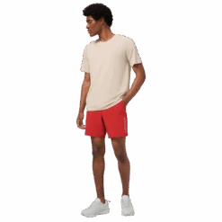 BAUER // Lululemon 7" PACE BREAKER SHORT SS22 LINERLESS -Bauer 673894 red 3