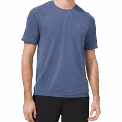 BAUER // Lululemon Metal Vent Tech Short Sleeve Tee -Bauer 687244 blue 1