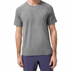 BAUER // Lululemon Metal Vent Tech Short Sleeve Tee -Bauer 687244 grey 1