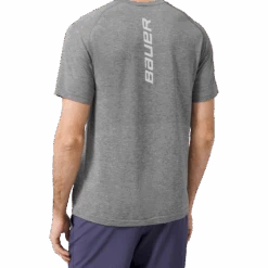 BAUER // Lululemon Metal Vent Tech Short Sleeve Tee -Bauer 687244 grey 3