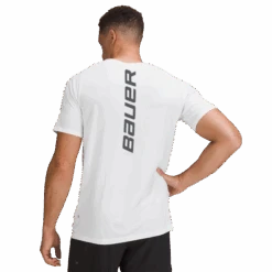 BAUER // Lululemon Metal Vent Tech Short Sleeve Tee -Bauer 687244 white 2 694c45fb fd77 45b2 97c7 f5e9d2a9371d