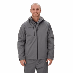 BAUER HOCKEY MIDWEIGHT JACKET SENIOR 9 BAUER HOCKEY MIDWEIGHT JACKET SENIOR -Bauer BauersupremeMidweightjacket Grey 01