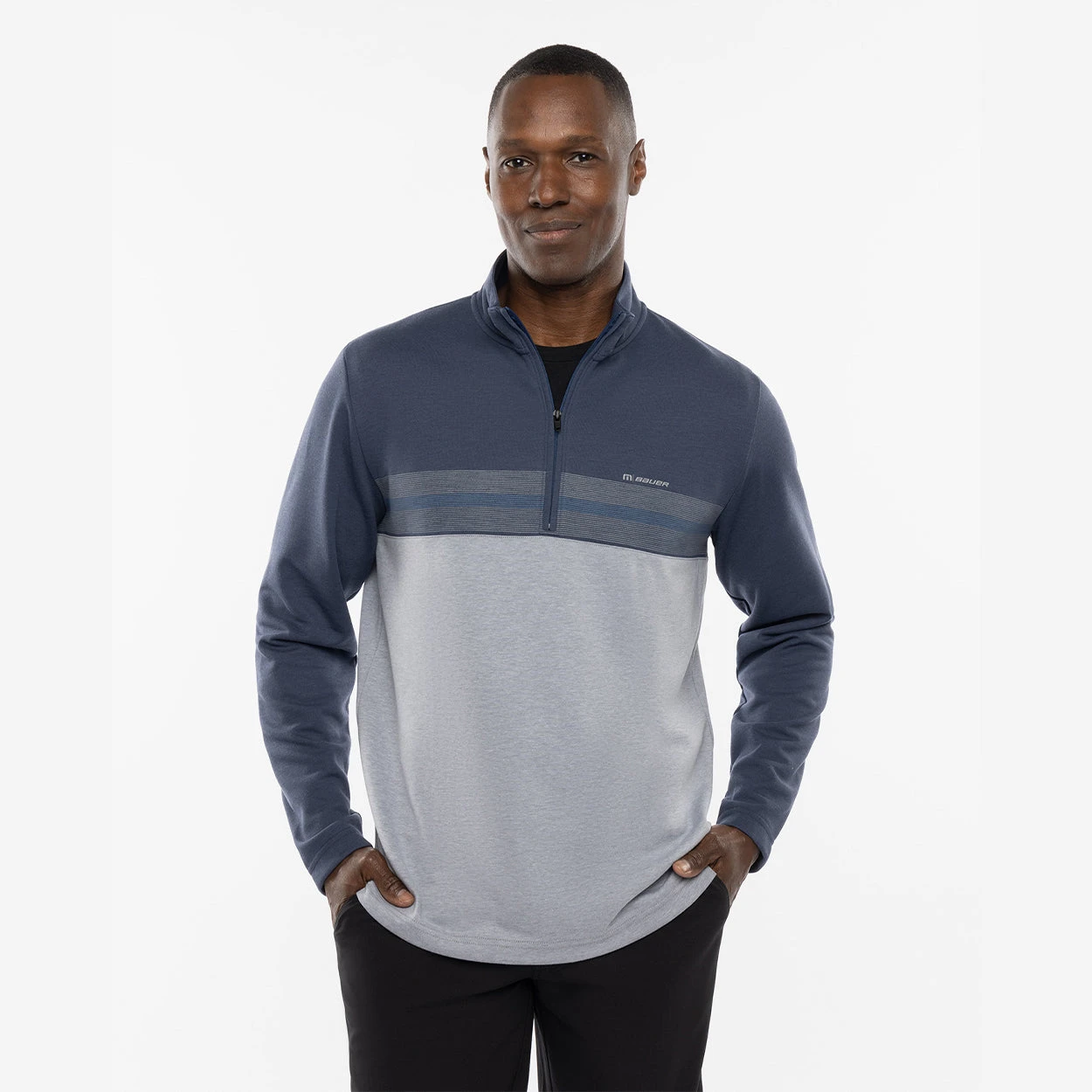 BAUER // TRAVIS MATHEW HECKLE DECK 1/2 ZIP 3 BAUER // TRAVIS MATHEW HECKLE DECK 1/2 ZIP