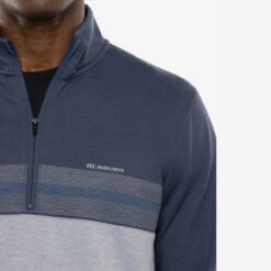 BAUER // TRAVIS MATHEW HECKLE DECK 1/2 ZIP 9 BAUER // TRAVIS MATHEW HECKLE DECK 1/2 ZIP -Bauer heckledeck grey 4