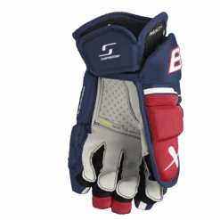 BAUER SUPREME MACH GLOVE SENIOR 23 BAUER SUPREME MACH GLOVE SENIOR -Bauer machglove navy red white 2 da960279 d667 46e8 84a3 cae6f336e6da