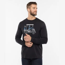 BAUER // TRAVIS MATHEW SLED SHACK LONGLSEEVE TEE