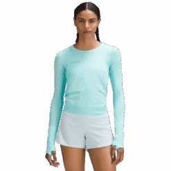 BAUER Lululemon SWIFTLY TECH LONGLSEEVE -Bauer swifttechls blue 1