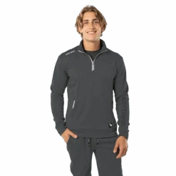 BAUER TEAM FLEECE 1/2 ZIP SENIOR 9 BAUER TEAM FLEECE 1/2 ZIP SENIOR -Bauer teamfleece grey 1