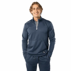 BAUER TEAM FLEECE 1/2 ZIP SENIOR 11 BAUER TEAM FLEECE 1/2 ZIP SENIOR -Bauer teamfleece navy 1