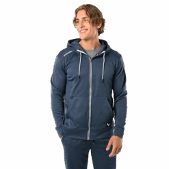 BAUER TEAM FLEECE ZIP HOODIE SENIOR -Bauer teamziphoodie navy 1