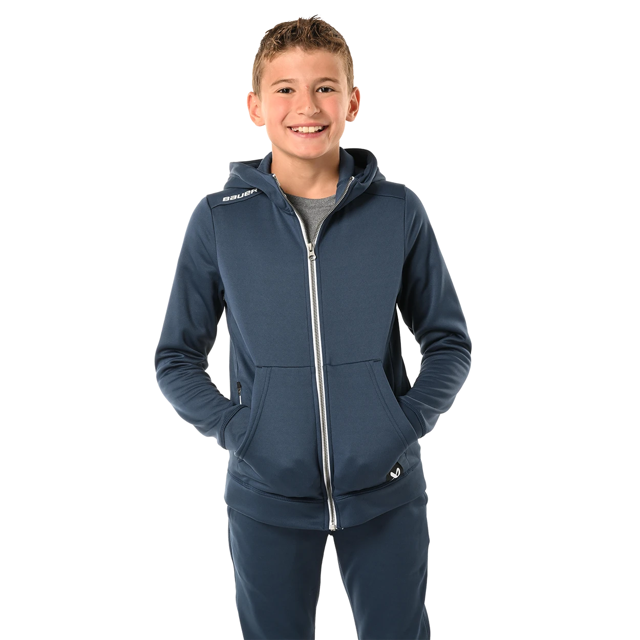 BAUER TEAM FLEECE ZIP HOODIE YOUTH 5 BAUER TEAM FLEECE ZIP HOODIE YOUTH - Image 3